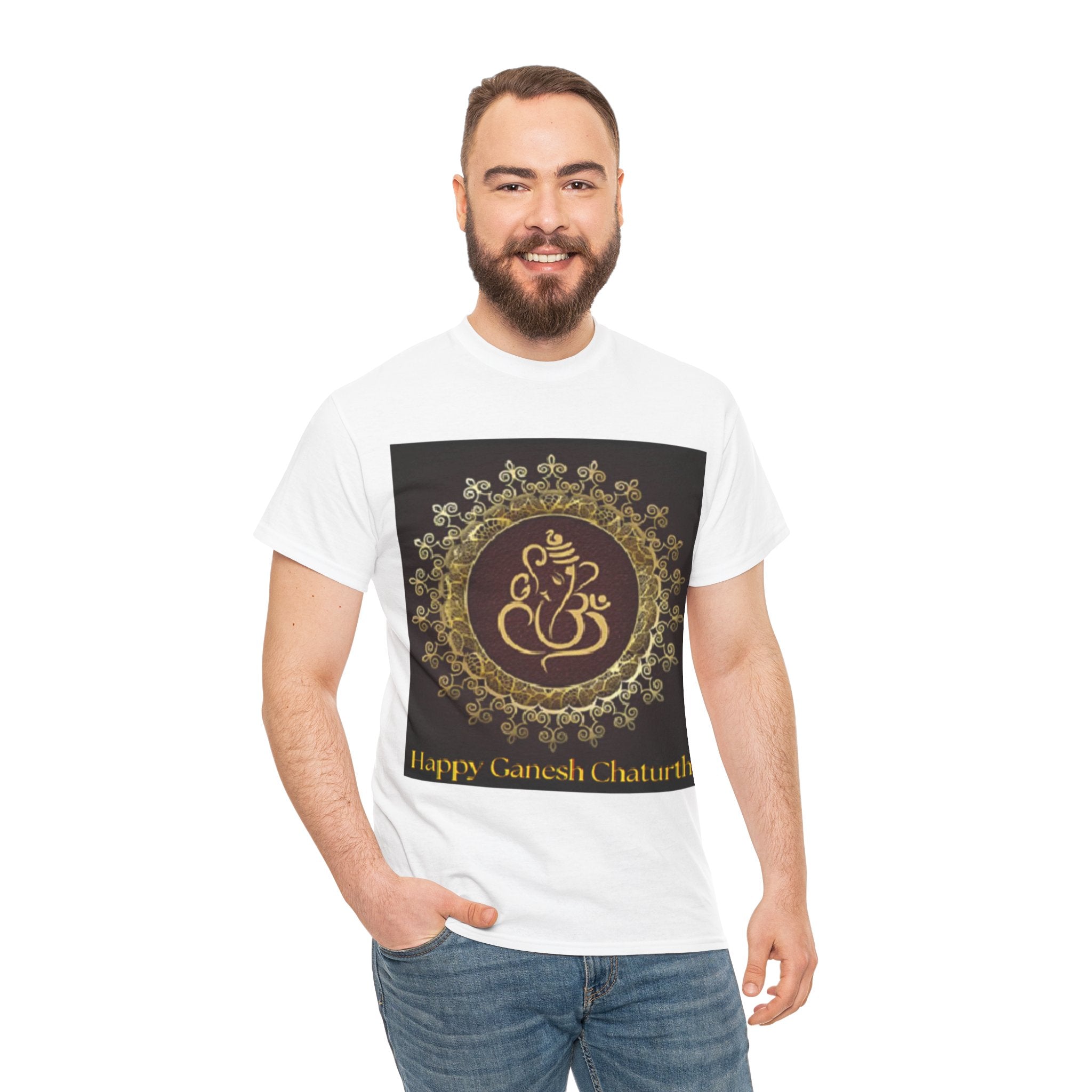 Ganesh Chaturthi T-Shirt — 'Happy Ganesh Chaturthi' Festival Tee