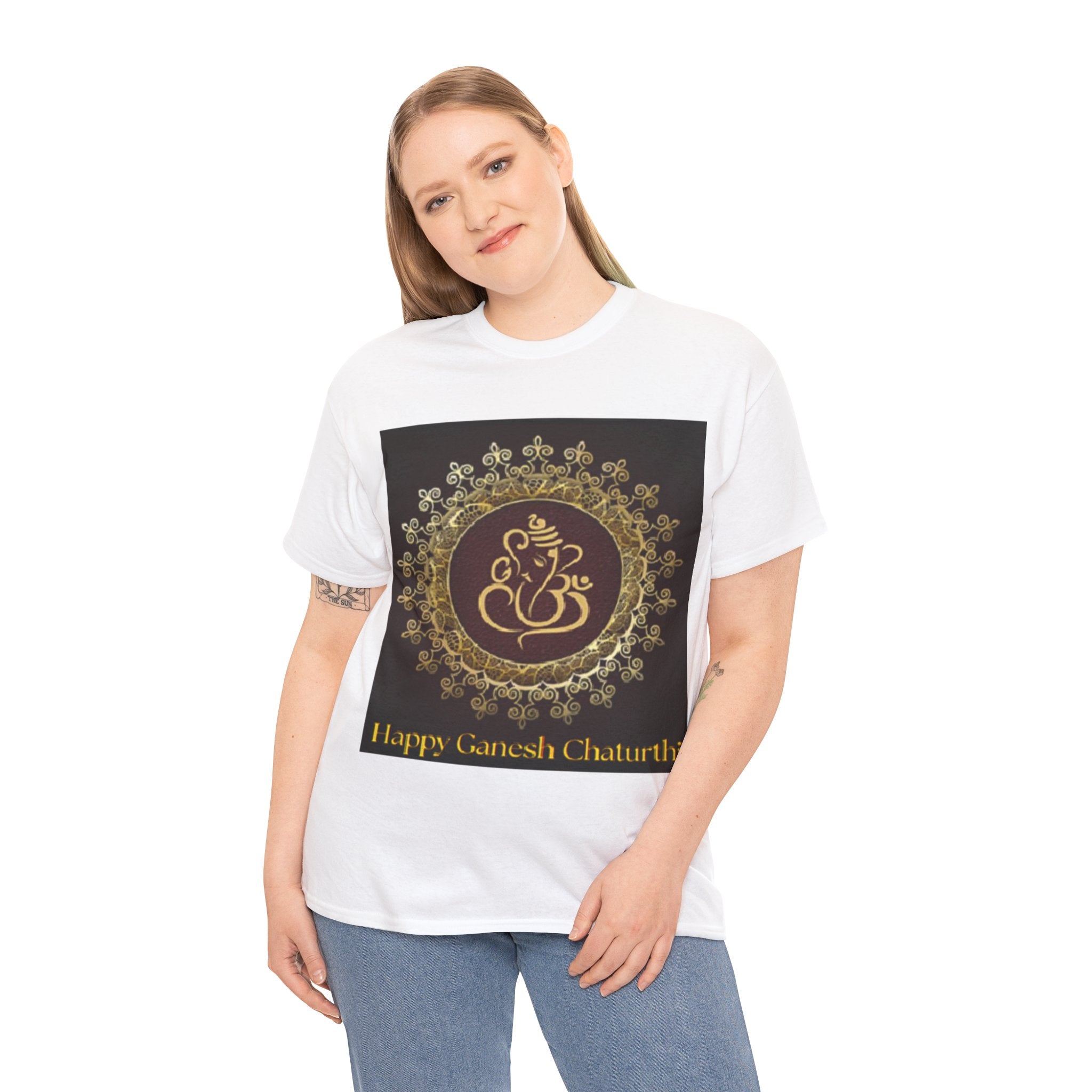 Ganesh Chaturthi T-Shirt — 'Happy Ganesh Chaturthi' Festival Tee