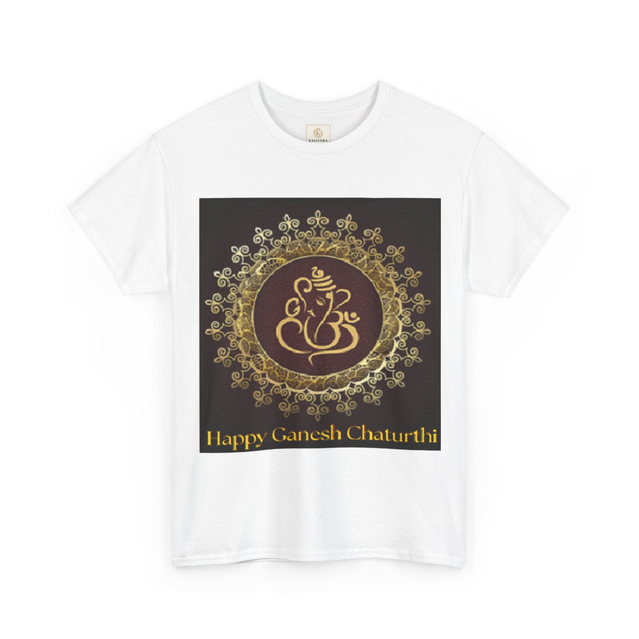 Ganesh Chaturthi T-Shirt — 'Happy Ganesh Chaturthi' Festival Tee