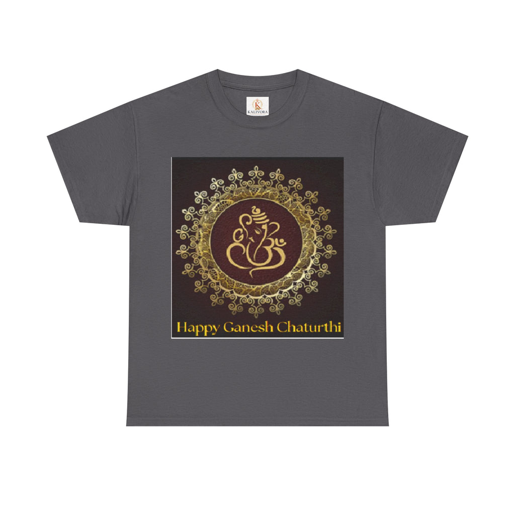 Ganesh Chaturthi T-Shirt — 'Happy Ganesh Chaturthi' Festival Tee
