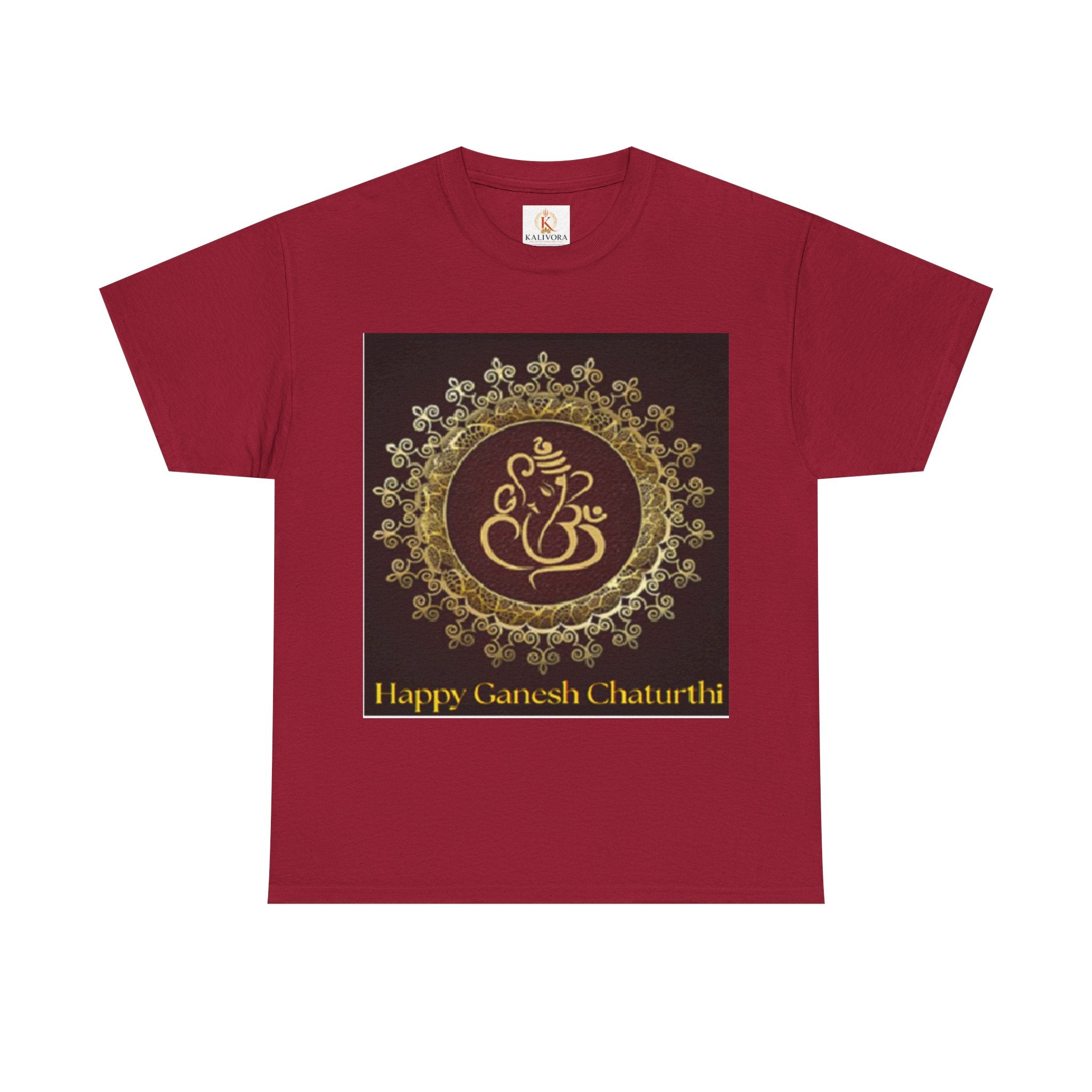 Ganesh Chaturthi T-Shirt — 'Happy Ganesh Chaturthi' Festival Tee