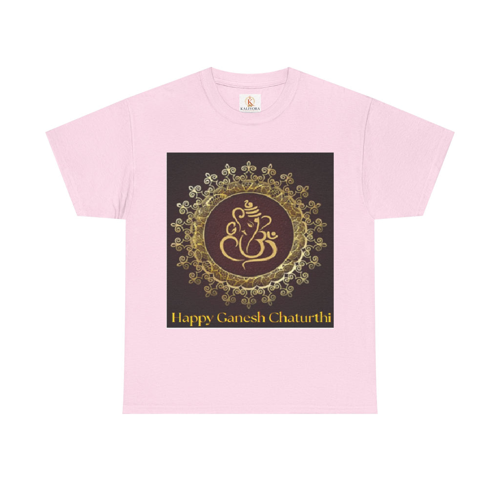 Ganesh Chaturthi T-Shirt — 'Happy Ganesh Chaturthi' Festival Tee