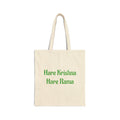 Cotton Canvas Tote Bag