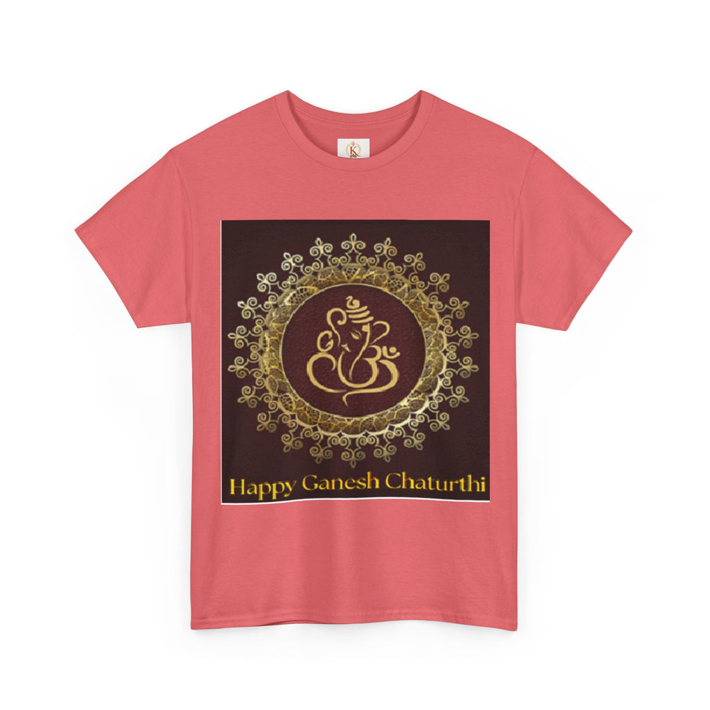 Ganesh Chaturthi T-Shirt — 'Happy Ganesh Chaturthi' Festival Tee