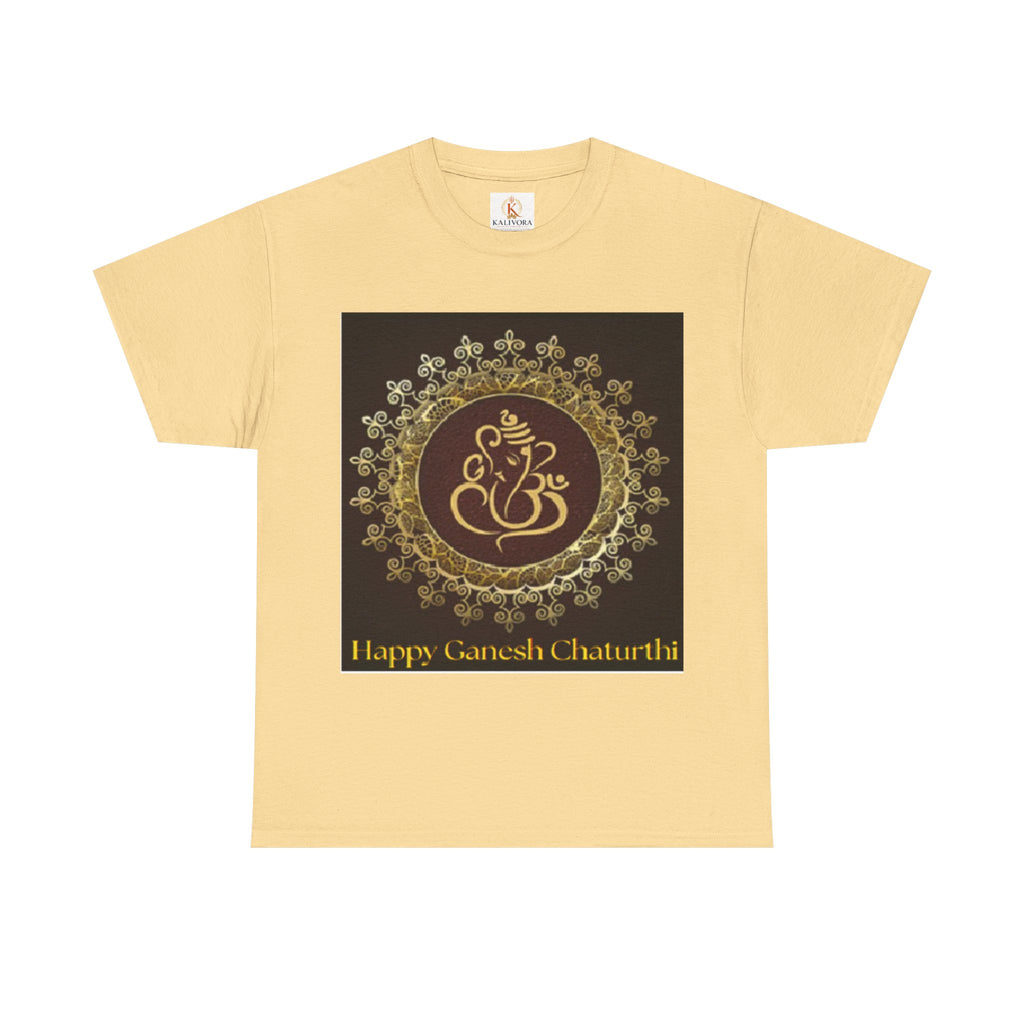Ganesh Chaturthi T-Shirt — 'Happy Ganesh Chaturthi' Festival Tee