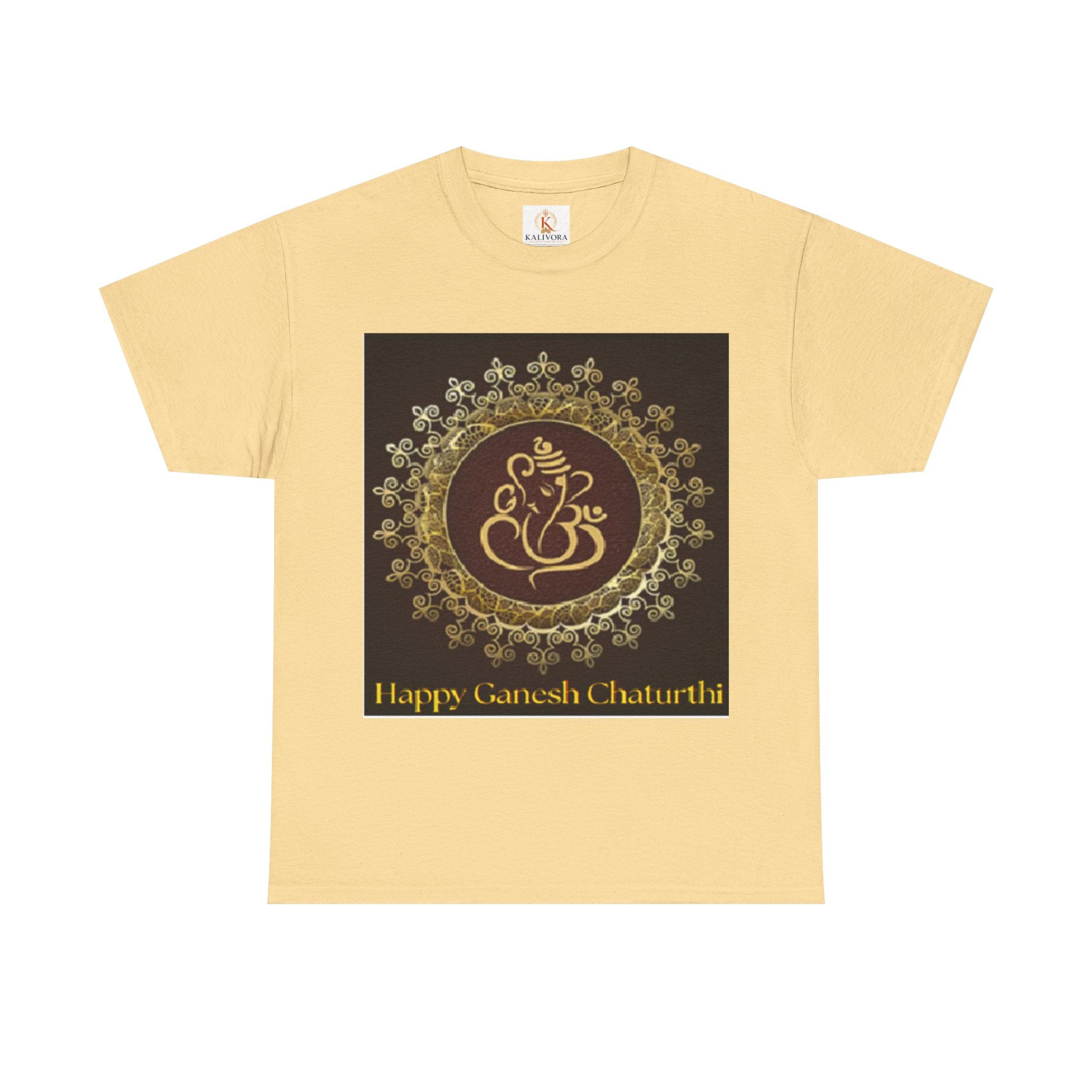 Ganesh Chaturthi T-Shirt — 'Happy Ganesh Chaturthi' Festival Tee