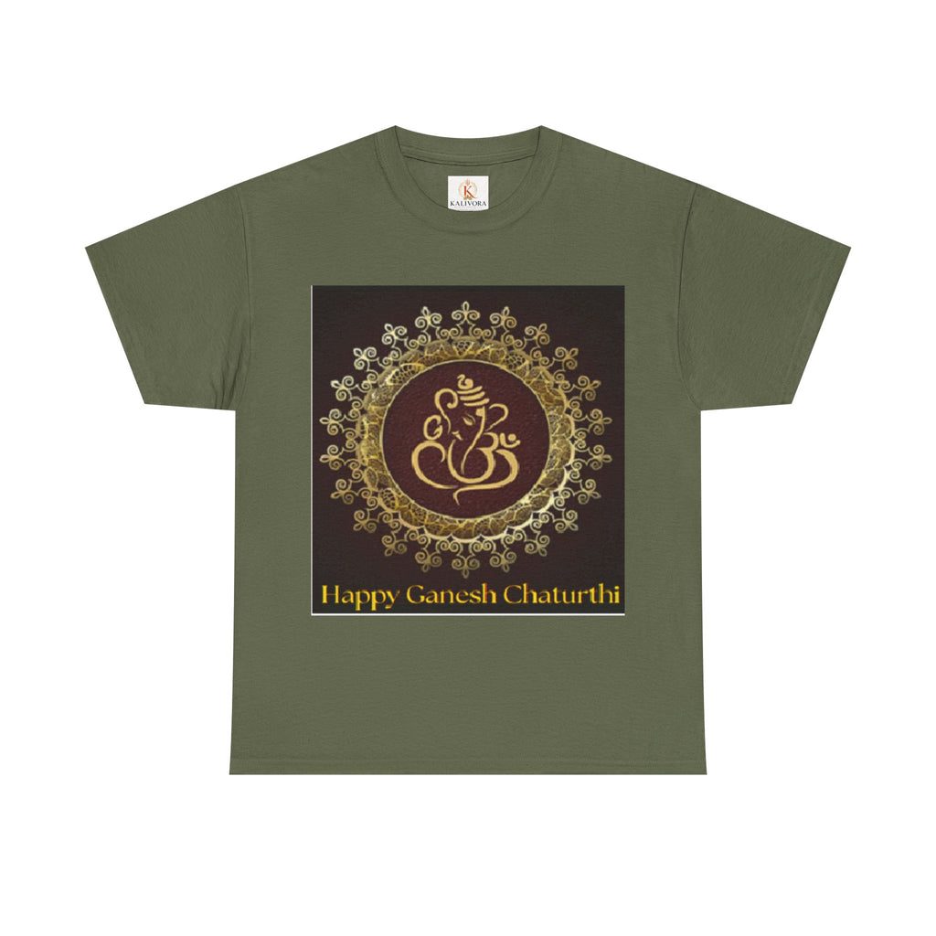 Ganesh Chaturthi T-Shirt — 'Happy Ganesh Chaturthi' Festival Tee