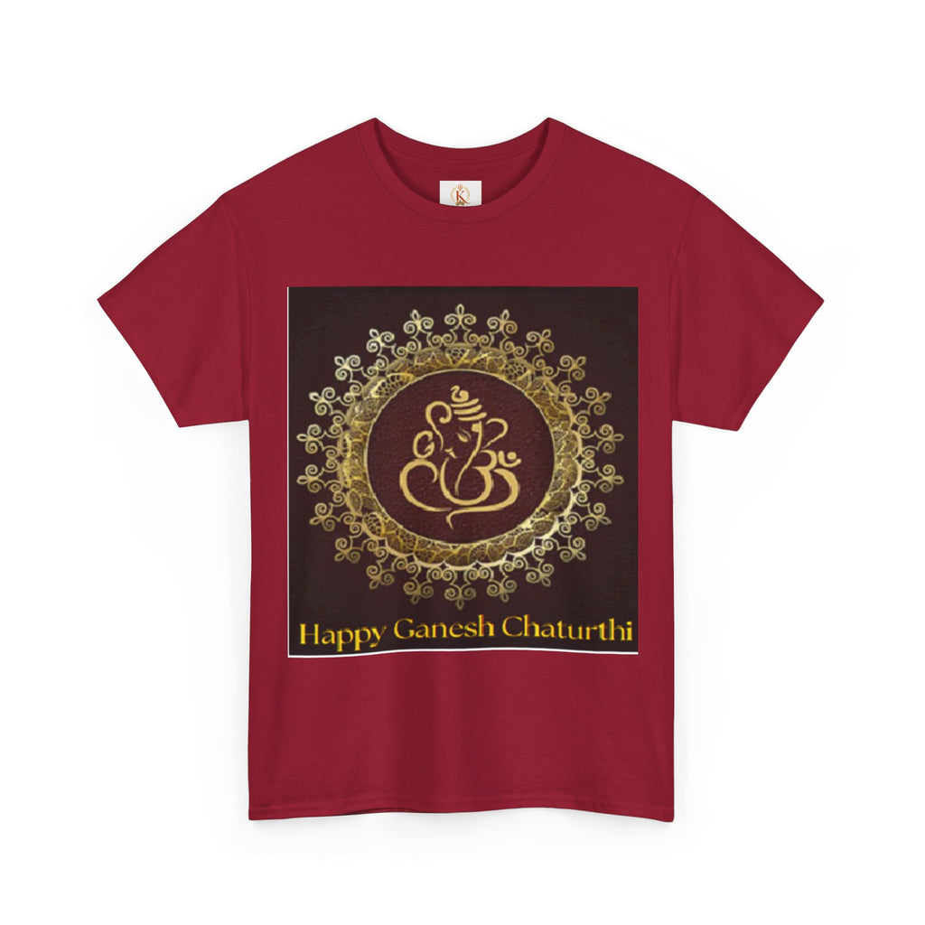 Ganesh Chaturthi T-Shirt — 'Happy Ganesh Chaturthi' Festival Tee